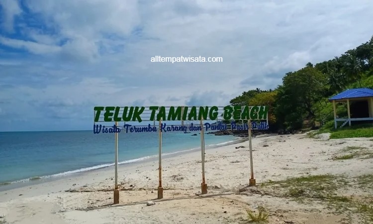 Mengintip Pesona Keindahan Alam Pantai Teluk Tamiang di Kotabaru